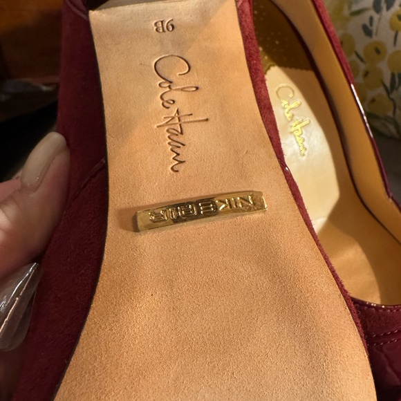 Cole Haan DALYA AIR. PUMP WINE SUEDE Size 9 - Picture 3 of 9